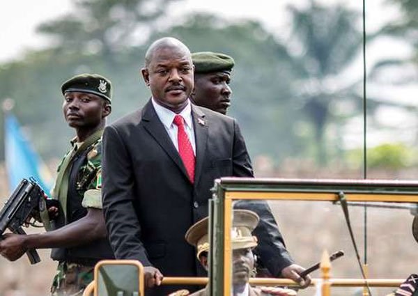 Burundi President Piera.